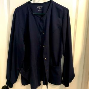 Women’s Jockey Scrub Jacket Navy Size Large